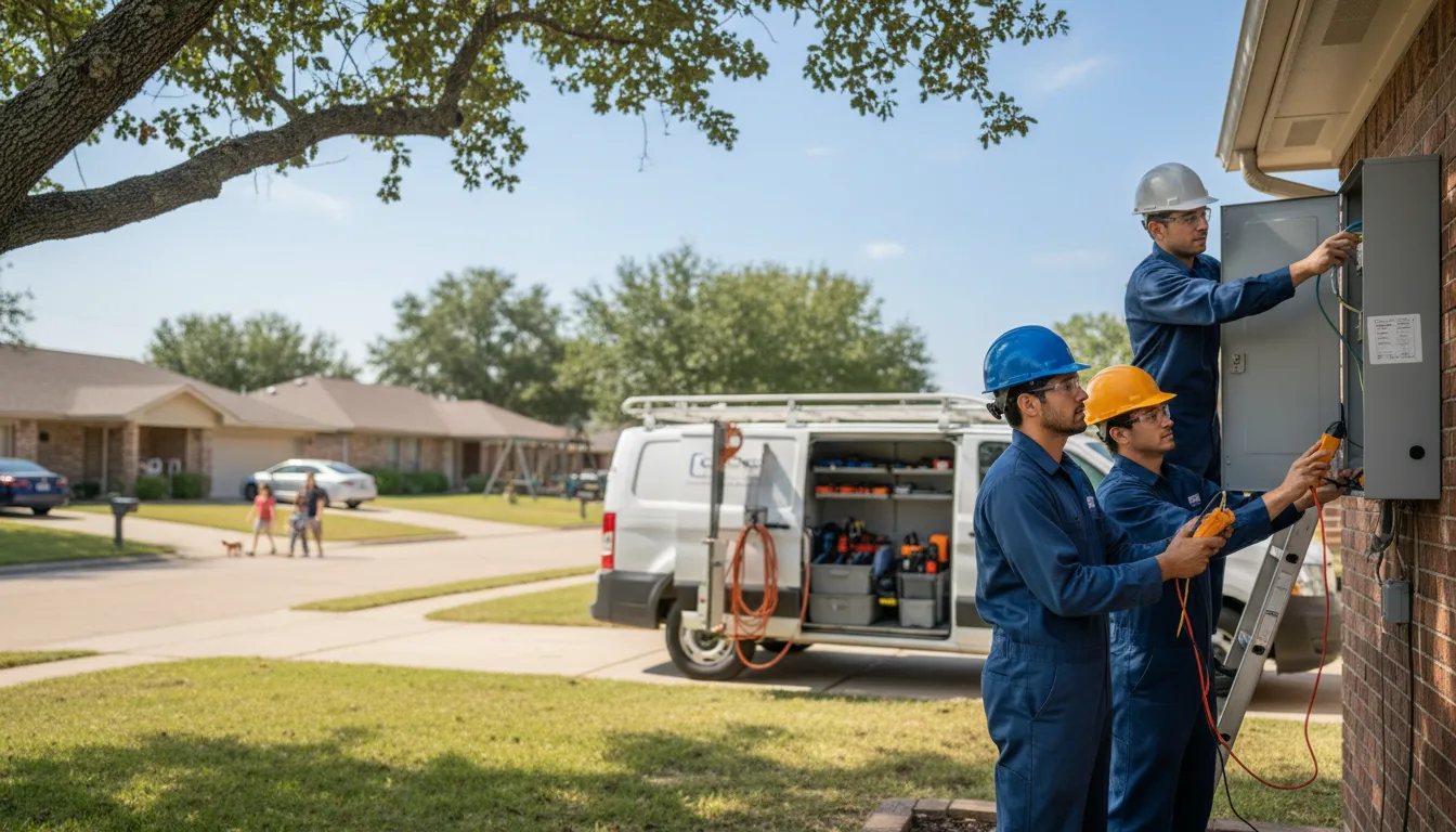 Certified electrician providing emergency electrical services in Arnold, KS